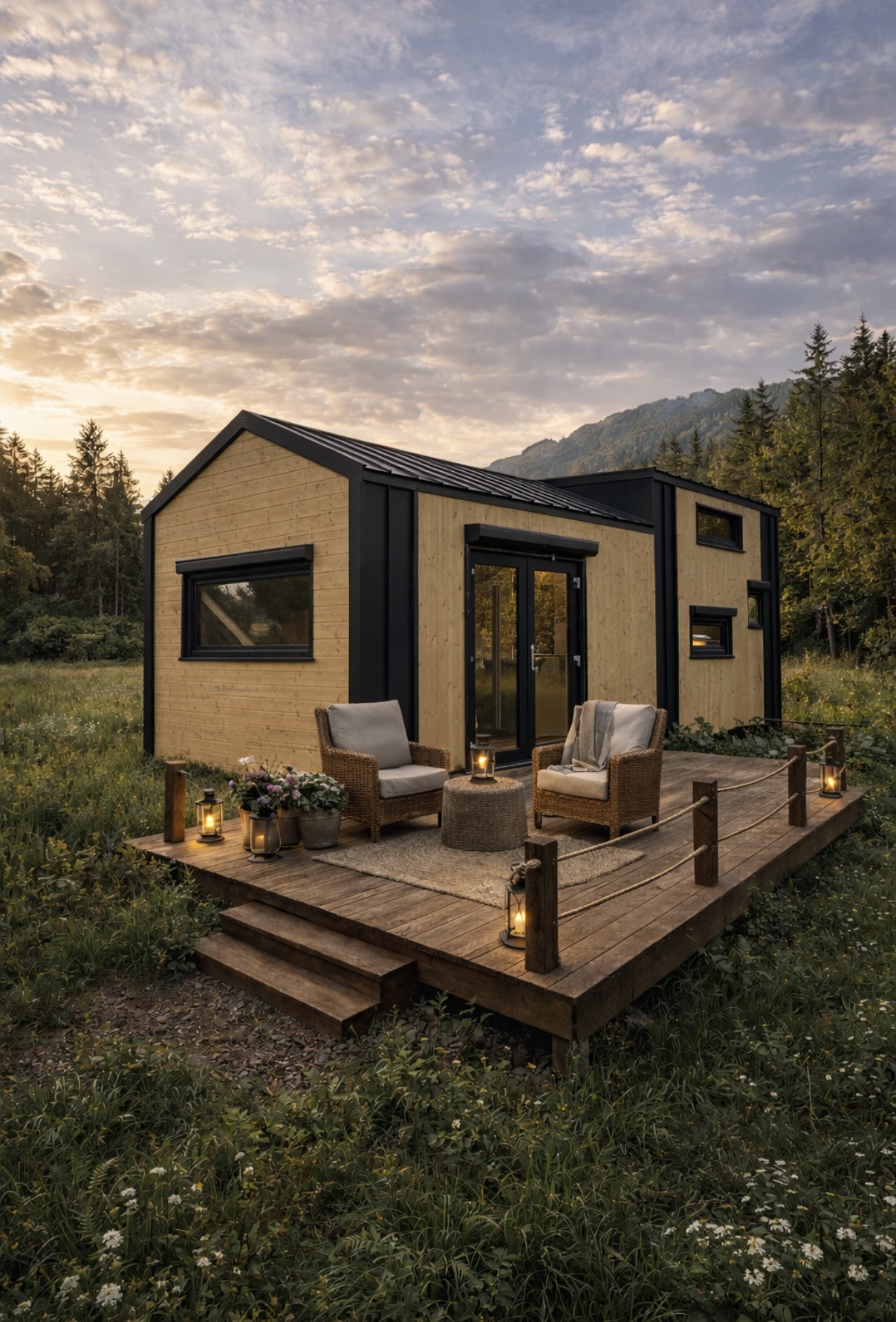 HORIZON - Domek Modułowy Premium — wizualizacja